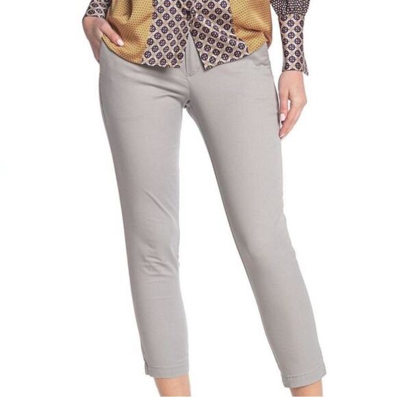Kut from the Kloth Gray Taylor Crop Trousers Sz 12 NWT - Picture 1 of 14